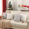 Christmas Cushion Cover Short  Throw Pillow Case Soft Plushie Sofa Pillowcase Cushion Cover Square 1PC