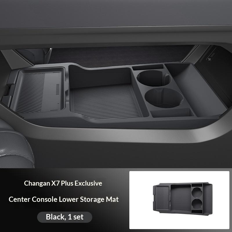 Suitable for 26 Models of Changan Cs75pro Central Control Lower Storage Box 25 Models of X7plus Car Modification Accessories