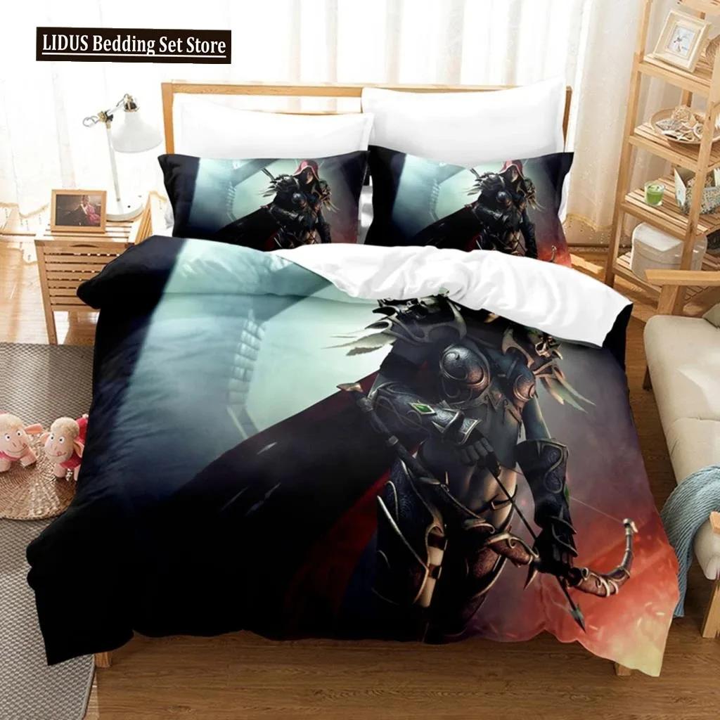3D World Of Warcraft Bedding Sets Duvet Cover Set With Pillowcase Twin Full Queen King Bedclothes Duvet Cover