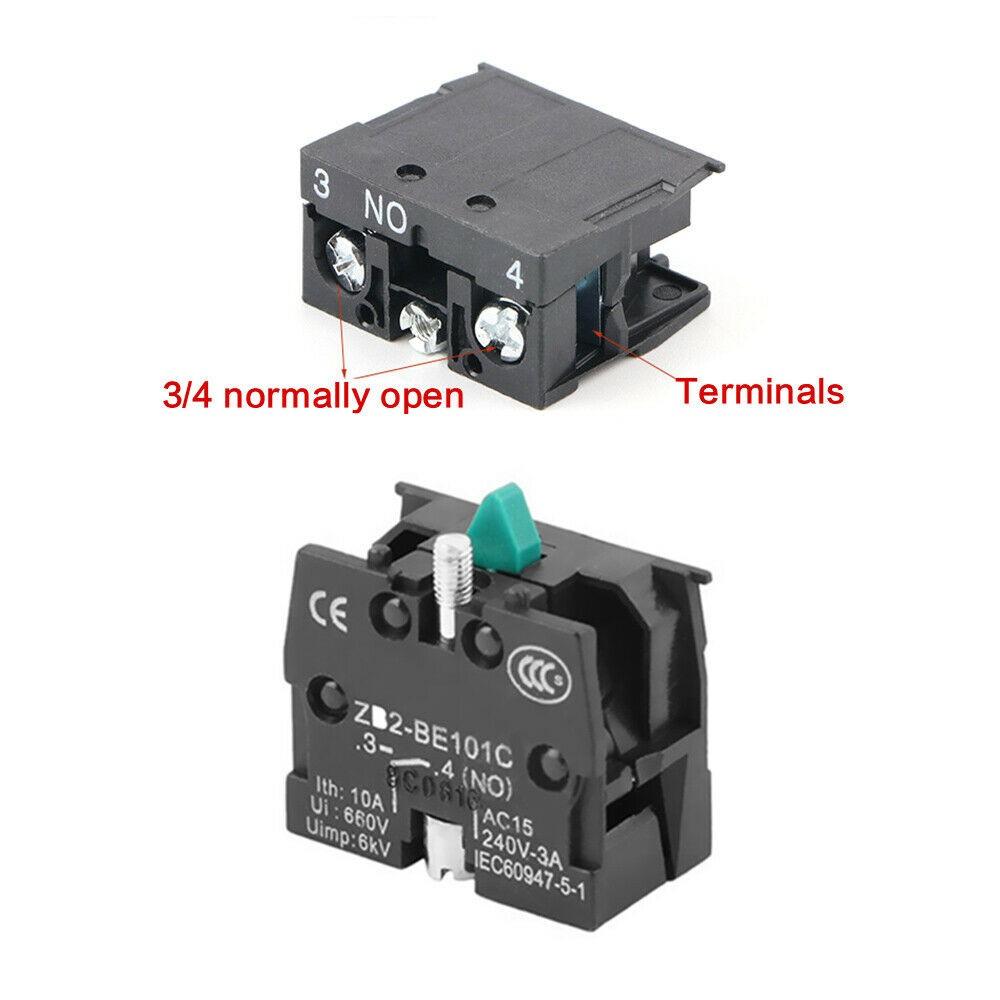 Factory Workshop Joystick Switch Push Botton Switch Black NC