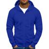 Men Full Zip Up Sweatshirts Long Sleeve  Pullover Tops Casual  And Tall Jackets With Pockets