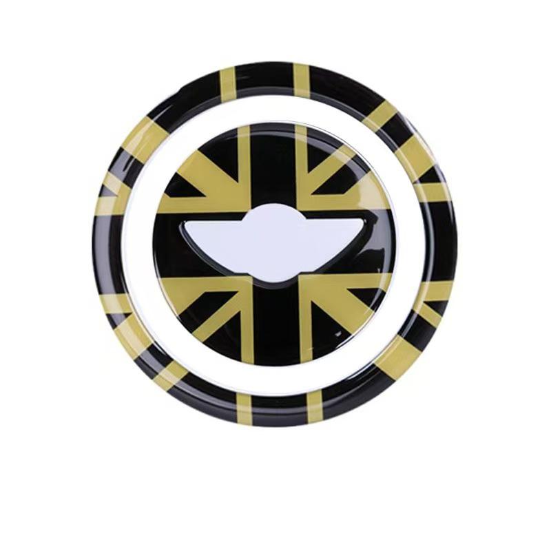 3D Dropper Adhesive Three-dimensional British Steering XBNVX6 Wheel Sticker For MINI Cooper R55 R56 R60 Interior Upgrade Accessories