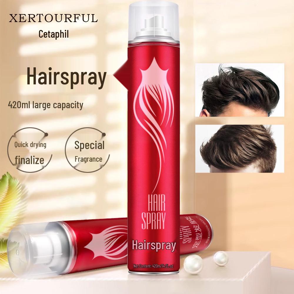 Cetaphil Hair Styling Hairspray 420ml - Quick Set, Long-lasting & Non-greasy