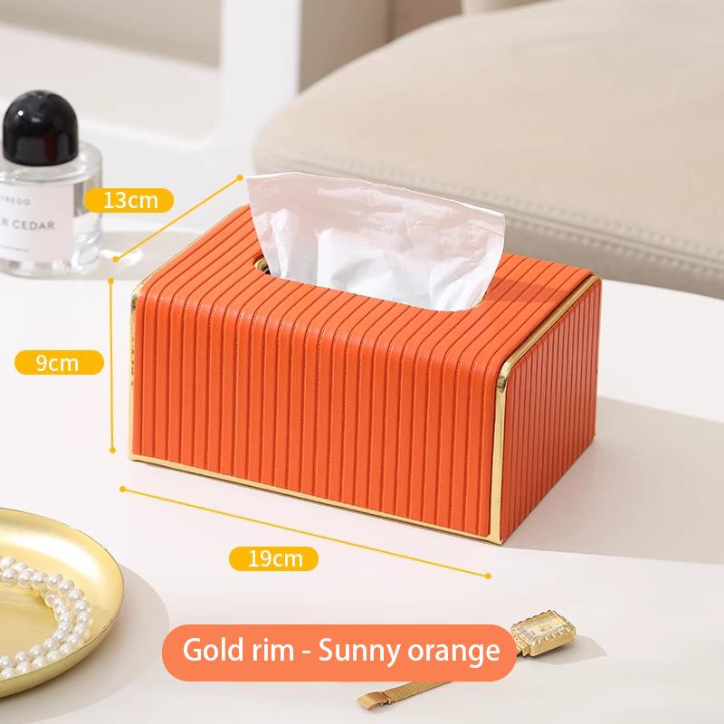 Decorative Tissue Boxhigh Appearance Level Light Luxury Leather Tissue Box Used In Els Living Rooms Office Princess Room