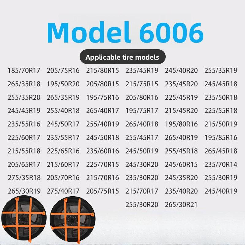 Schneekette Reifenkette Set Radbinder Gurte Autoreifen Ketten Winter Vollumwickelt Anti-Rutsch Socken Kette Anti-Rutsch Schnee Notfall