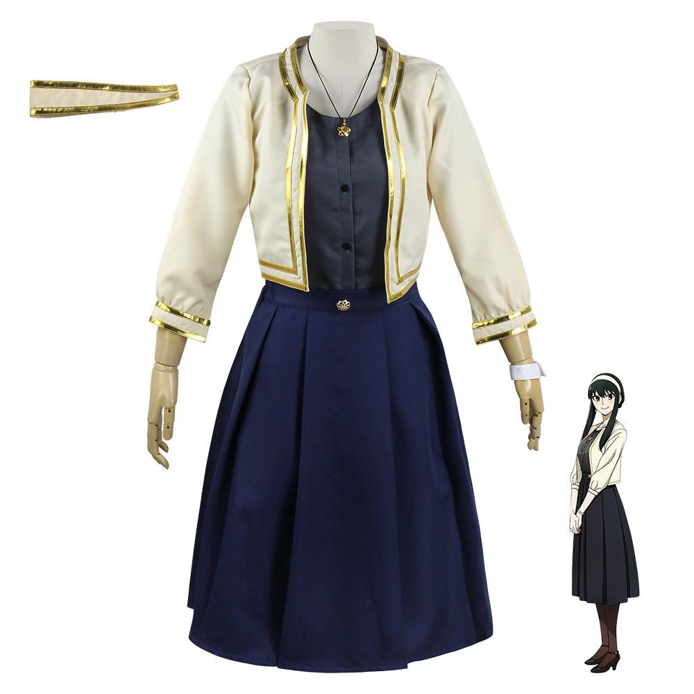 Spy x Family Yor Thorn Princess Anya Cosplay Dress Full Set Anime Costume