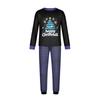 Family Matching Christmas Print Neck Long Sleeve Top and Pants Pajama Set