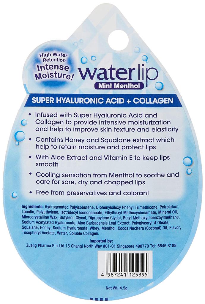 Rohto Pharmaceutical Mentholatum Water Lip Mint Menthol 4.2g