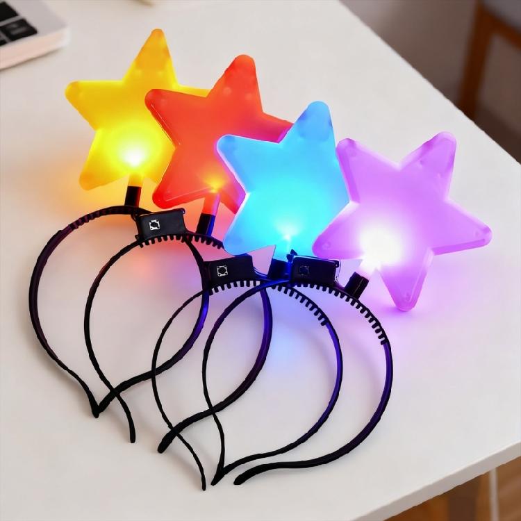 Light up Head Hoop Hair Ornament Versatile Styling Tool for Children Adults Photo Props