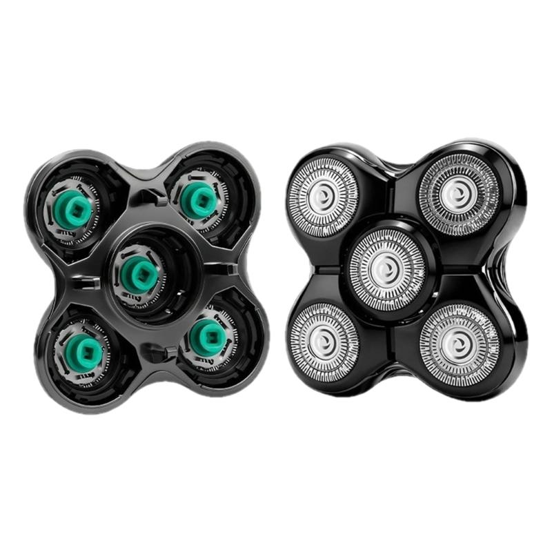 1/2/3Pcs Shaver Replacement Blade Heads Replacement for XR7000 Bald Head Electric Shaver Dry Wet Use Accessories