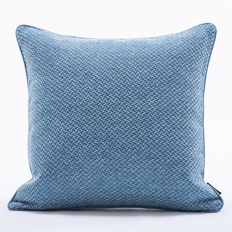 

Скандинавский Ins, хлопковый и льняной чехол для диванной подушки, прямоугольный сплошной цвет, большой чехол на спинку 45*45cm