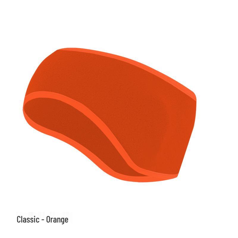 

Флисовая теплая повязка на уши: Толстая широкая повязка на голову для осенне-зимней езды на велосипеде - Ветрозащитные и морозостойкие наушники.