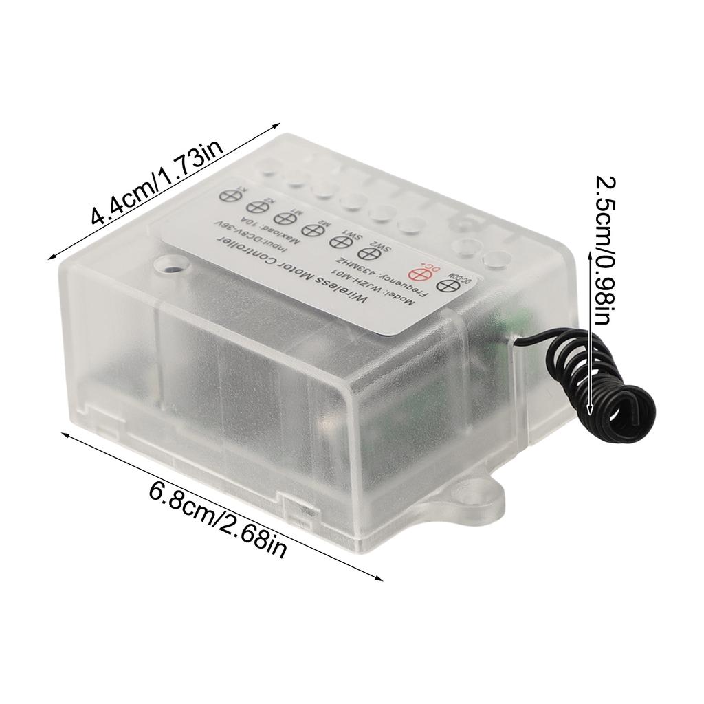 DC 8V 12V 24V 36V Motor Remote Control Switch For Control Linear Actuator 10A Forwards Reverse Stop Up Down Stop Remote Control
