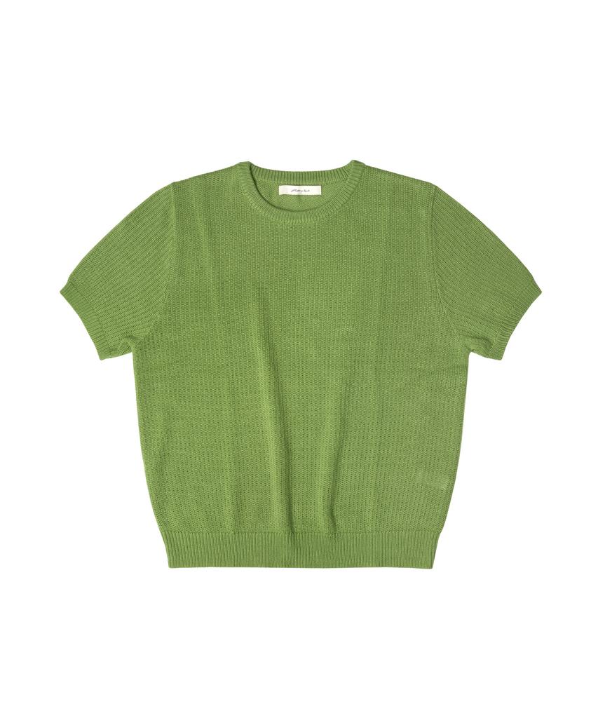 HALBKREIS LAYOUT T20039 Comfortable Round Knit_Green