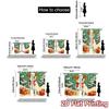2pcs,Curtains Cute Dog Christmas Gifts (3) Chic Curtains Versatile Polyester Curtains All Seasons Decorative for Bedroom, Living