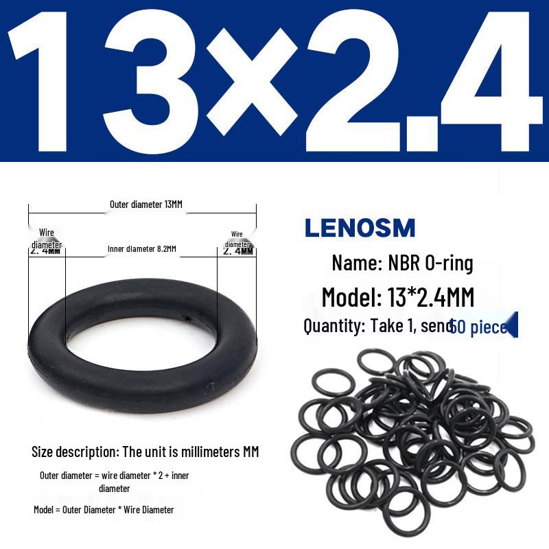 High-Pressure NBR Nitrile Rubber O-Ring Seal - Wear & Oil Resistant