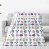Immunology Is So Cute Version Blanket Soft Warm Flannel Throw Blanket Bedding for Bed Living Room Picnic Travel Home Couch