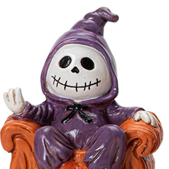 Ornament Halloween Sofă Fantomă Figurină Rășină Decorațiune Interior Exterior Piesă Centrală Masă Decor Petrecere Cadou Halloween