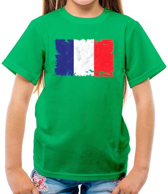France Flag Kids T-Shirt - French - Flags - Country - Francais - Paris