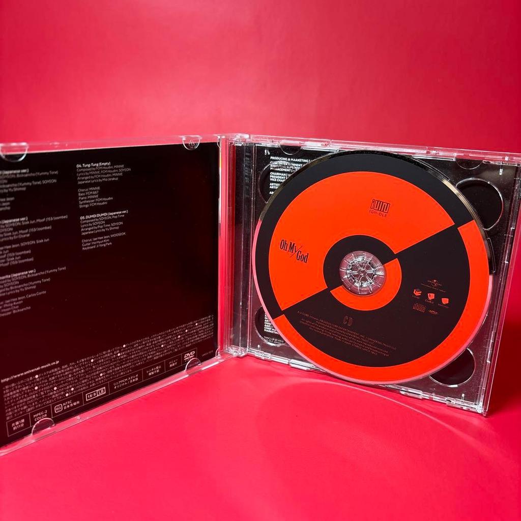 [USATO] Prima Stampa A (sol) con Obi (CD-DVD) I-DLE Oh my god CD DVD