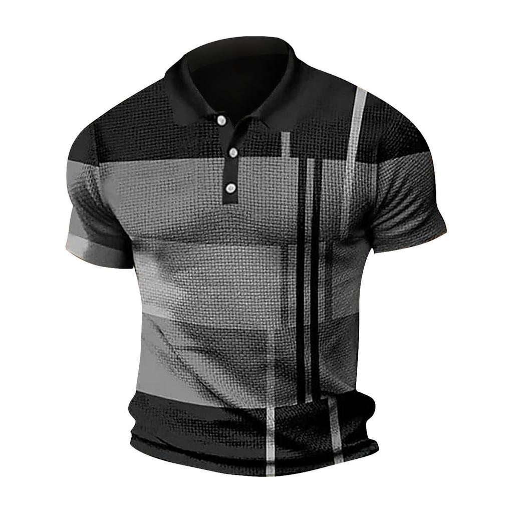 Summer New Quick Drying Lapel Polo Shirt With Button Pocket For Men'S Sports Polo Shirt Fitness And Casual Slim Fit Daily Work Shirt