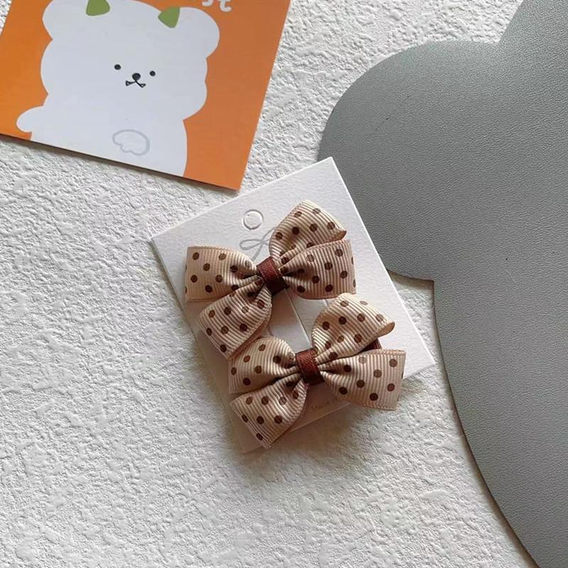 2 pièces/ensemble pince à cheveux rétro Flroal pour enfants fille Vintage Style européen fleur épingle à cheveux pour enfant en bas âge fille mode couvre-chef pour enfants
