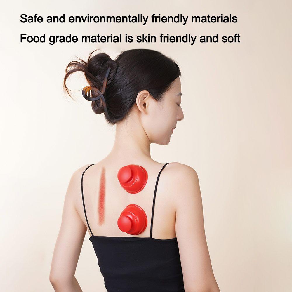 Silicone Vacuum Cupping Anti Cellulite Massage Body Cups Portable Face Sucker Slimming Jar