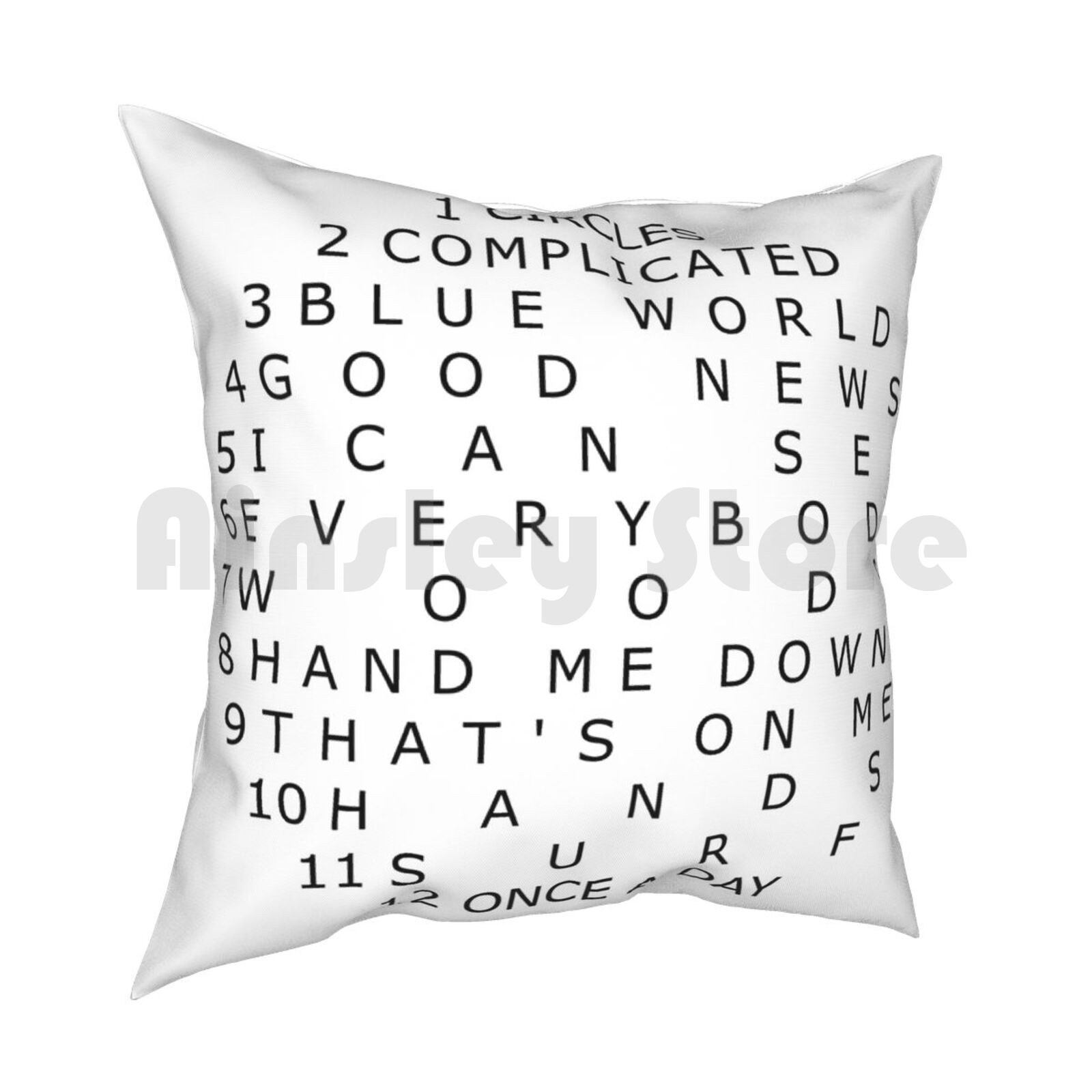 Miller Circles Album Pillow Case Printed Home Soft Throw Pillow Miller Miller Circles Miller Swimming Miller New Miller 30x30cm 12x12in
