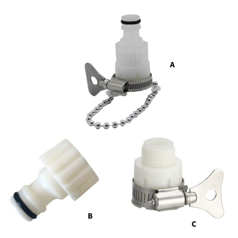 Mehrzweck-Wasserhahnadapter Wasserhahn-Kupplung Wasserhahnanschluss Gartenschlauch Rohrverschraubung für Haushalt und Garten