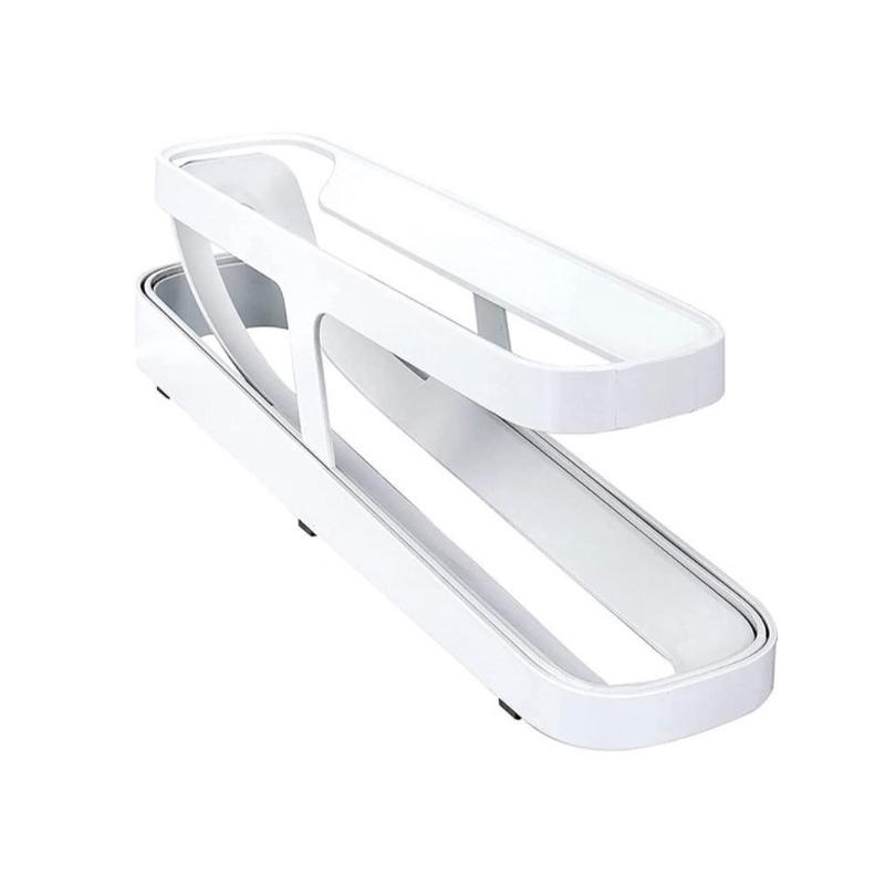 Автоматическая вращающаяся полка для яиц кронштейн для хранения ящик для хранения яиц органайзер для яиц холодильник дозатор яиц кухонное использование 980₽