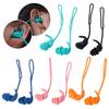 1 Pair Silicone Corded Ear Plug Waterproof Waterproof Earplug  Outdoor Water Sports