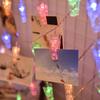 LED Photo Wall Clips Battery & USB String Lights for Holiday & Dorm Decor