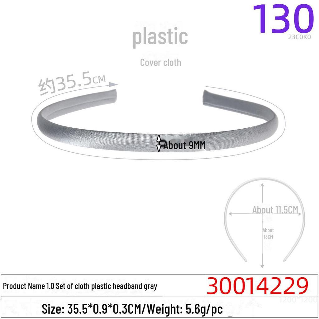 1.0CM Plastic Headband for DIY Hair Accessories