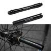 Road Bike Front Wheel Thru Axles Adapter Aluminum Alloys Front Hub Convertor Mountain Bike Front Hubs Tube Shaft Axles
