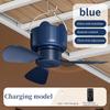 Compactly DC5V Hanging Fan Remote Operated 3Wind Gears Ceiling Fan Quiet Cooling For Home Camping Bed Tent Space