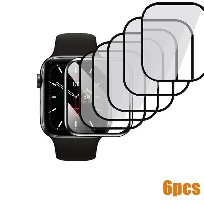 3D Waterproof Full Curved Screen Protector for Apple Watch Series 10 46MM 42MM HD Clear Film for IWatch S10 Accessories 1-6Pcs