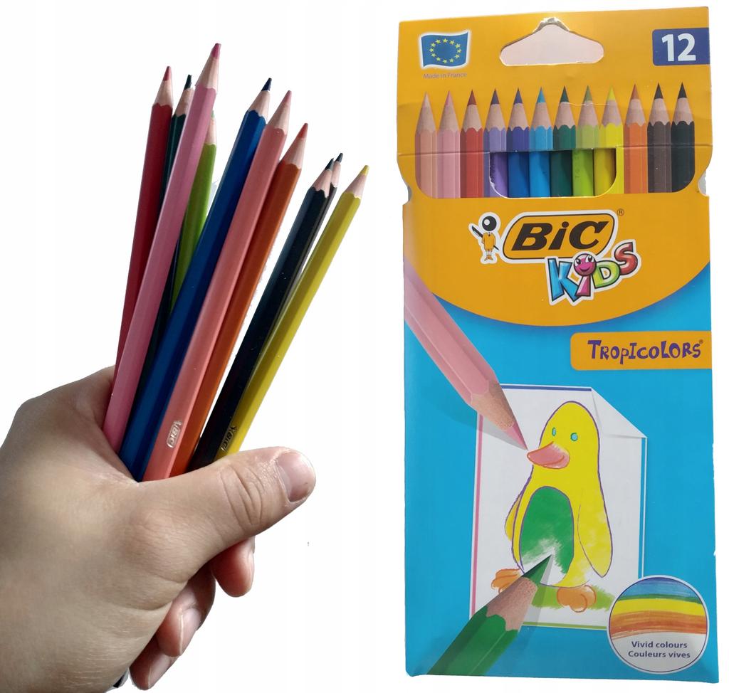 BIC BUNTSTIFTE 12 FARBEN. TROPICOLORS 2503