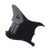 Yibuy Black Metal PVC Pickguard for 1 Humbucker Electric 3 Layers with 11 Mounting Easy Repair Noiseless & Pre-Wired Guitar, Holes, Process,