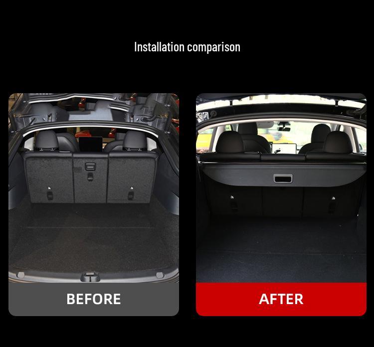 Tesla Model Y Trunk Sunshade & Storage Divider