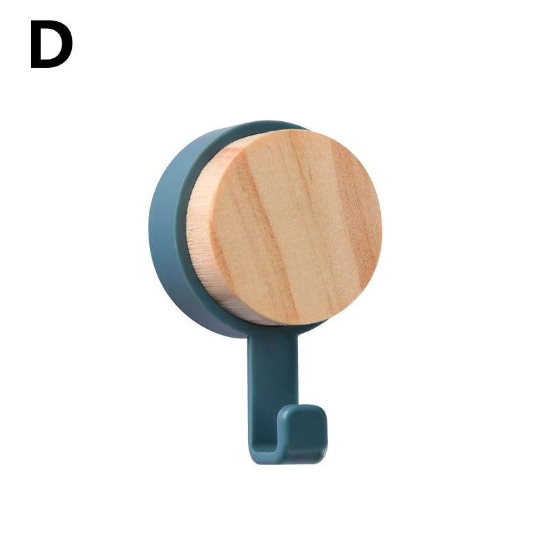 

Деревянный держатель для ключей, органайзер для хранения шляп и шарфов, прочное магнитное кольцо для ключей, подставка для хранения, крючки для телефонов, самоклеящиеся настенные вешалки