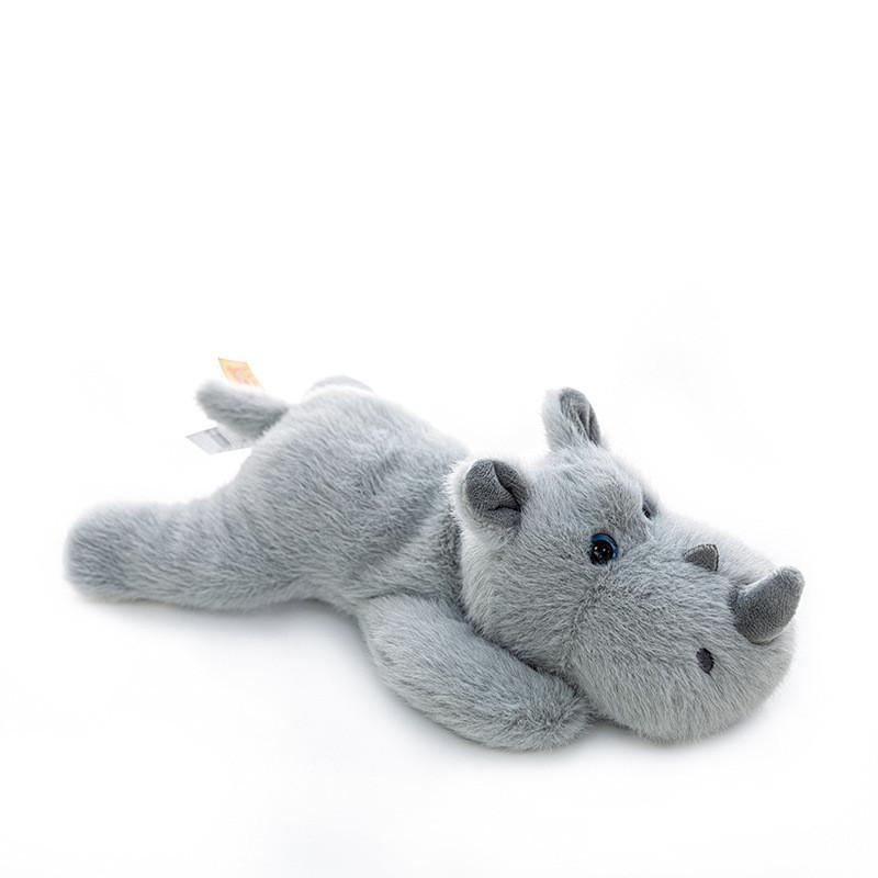 Rhino Toy Plush Soft Short Children Collectors Decoration Festival Doll Gift