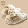 Cute Couple Cotton Slippers Winter 2025 New Indoor Warm Non-slip Bedroom Home Cotton Slippers