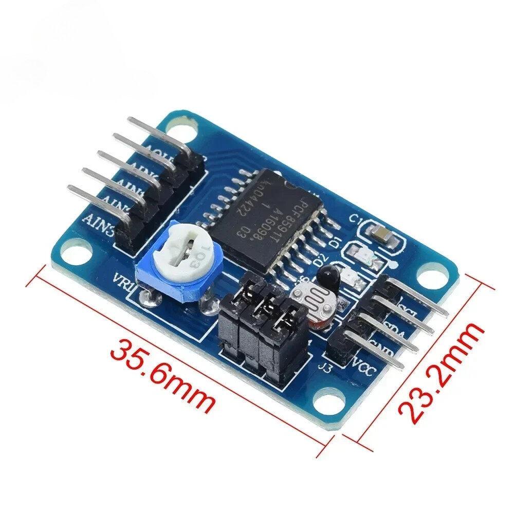 PCF8591 AD / DA Conversion of to Digital /Digital-to- Converter Module Temperature Illumination / With Cable