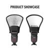 2 PCS Photo Flash Light Reflector For Nikon Sony Cameras and Other Camera 2-in-1 Camera Flash Diffuser Softbox Reflector