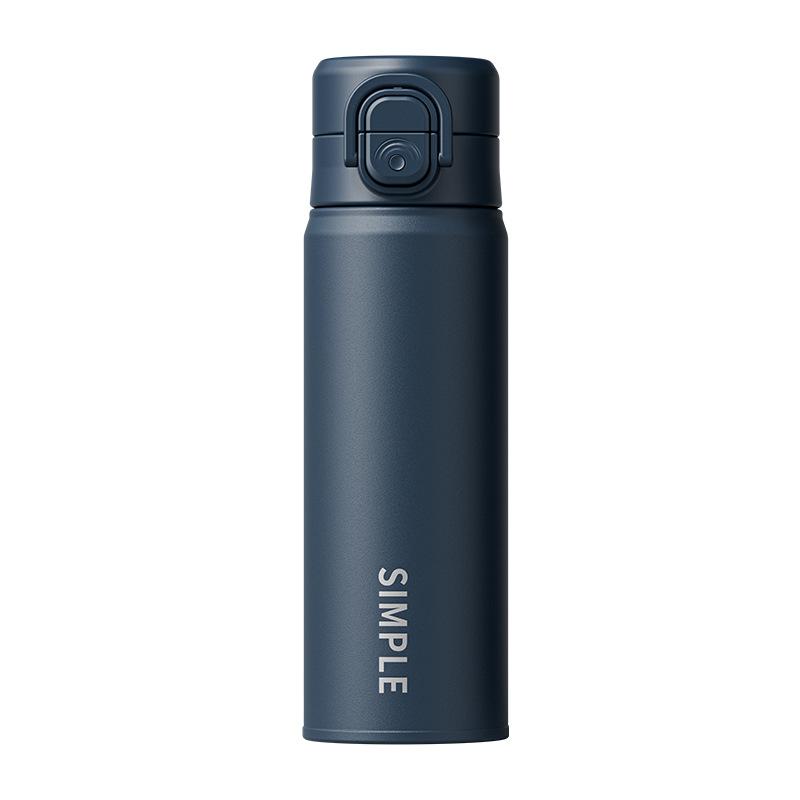 Water bottle gift thermos cup 0 high value double drinking cup simple stainless steel cup