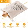 1 Packung Bienenwachs Brottaschen für Sauerteig, Wiederverwendbare Bio-Leinen Bienenwachs Brottasche für Hausgemachten Sauerteig 17 x 12,6 Zoll Lebensmittelaufbewahrung Stofftasche