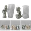 Statue Moulds Silicone Crafting Molds Animal Lion Shape Candle Molds Ornament Moulds Silicone Texture for Hand-Making