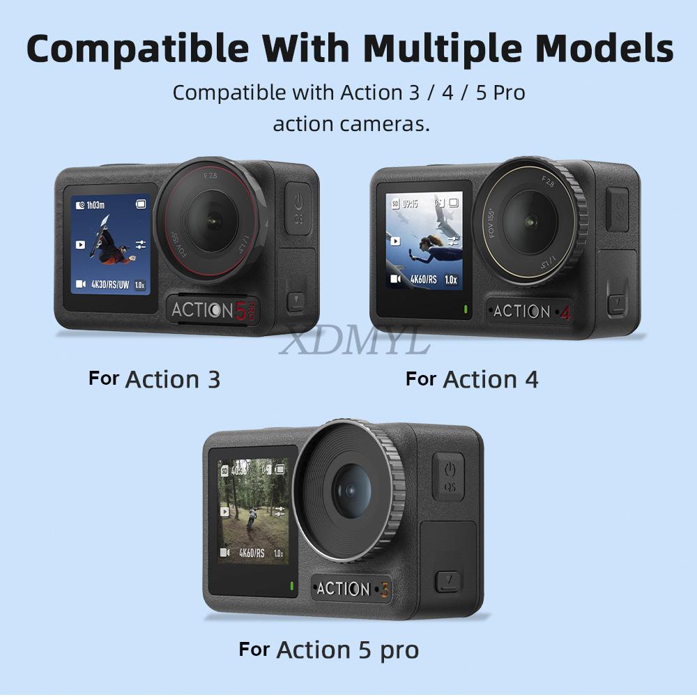 Silicone Protective Case Anti-Lost Lanyard For DJI Action 5 Pro/Action 4/3 Lens Cap Full Protector Cover Camera Accessories