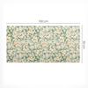 Vinyl Desk Mat with Stylish Retro Floral Print 100x50 cm