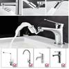 Universal 720 Degree Swivel Tap Aerator Splash-proof Water Saving Plastic Faucet Spray Head with Extender Adapter for Wash Basin